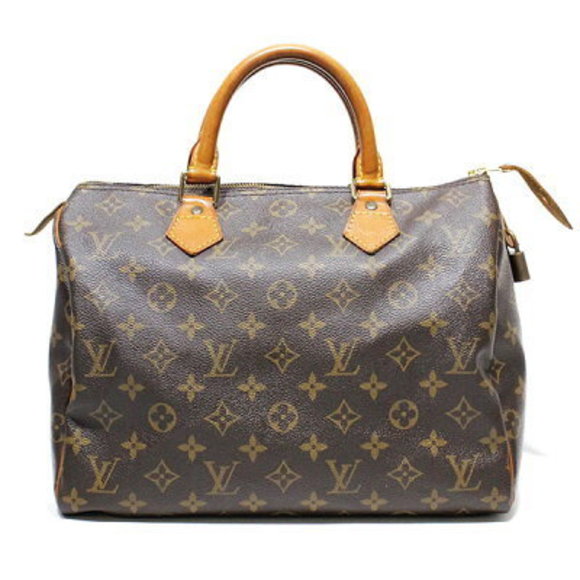 Louis Vuitton Monogram Speedy Handbag Boston Bag brown - Picture 1 of 4